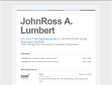 Tablet Screenshot of johnrosslumbert.com